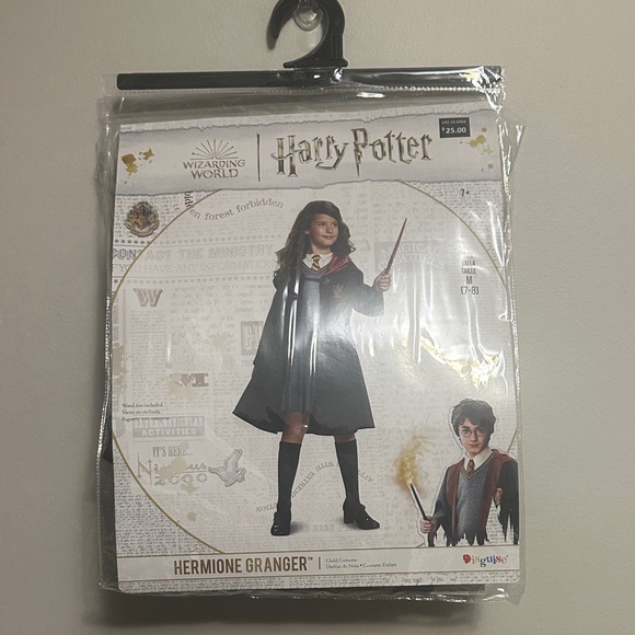 Disguise Hermione Granger Harry Potter Wizard Costume kids Medium 7-8 - Picture 1 of 4